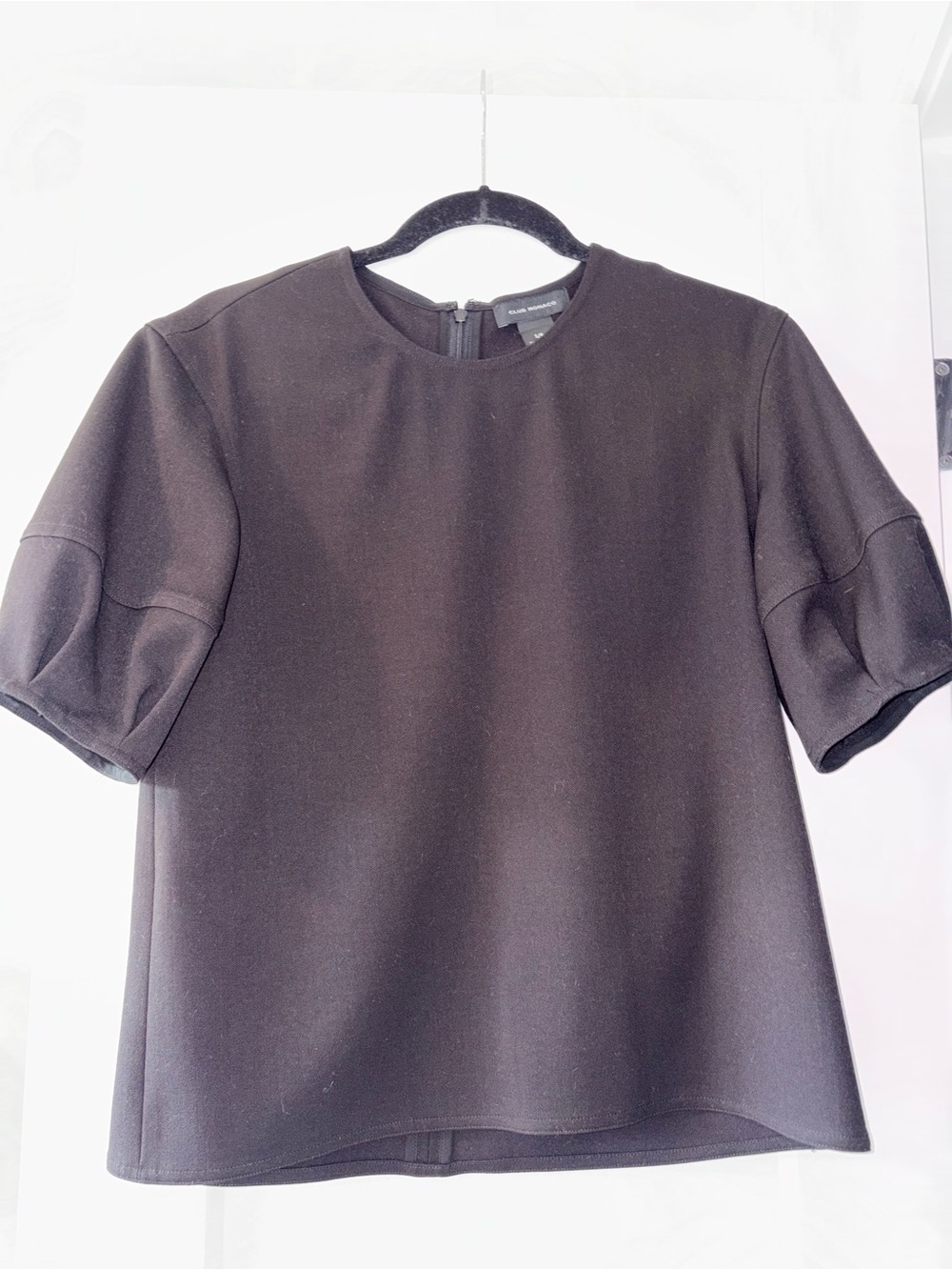 Club Monaco Bubble-sleeve Shell Top
